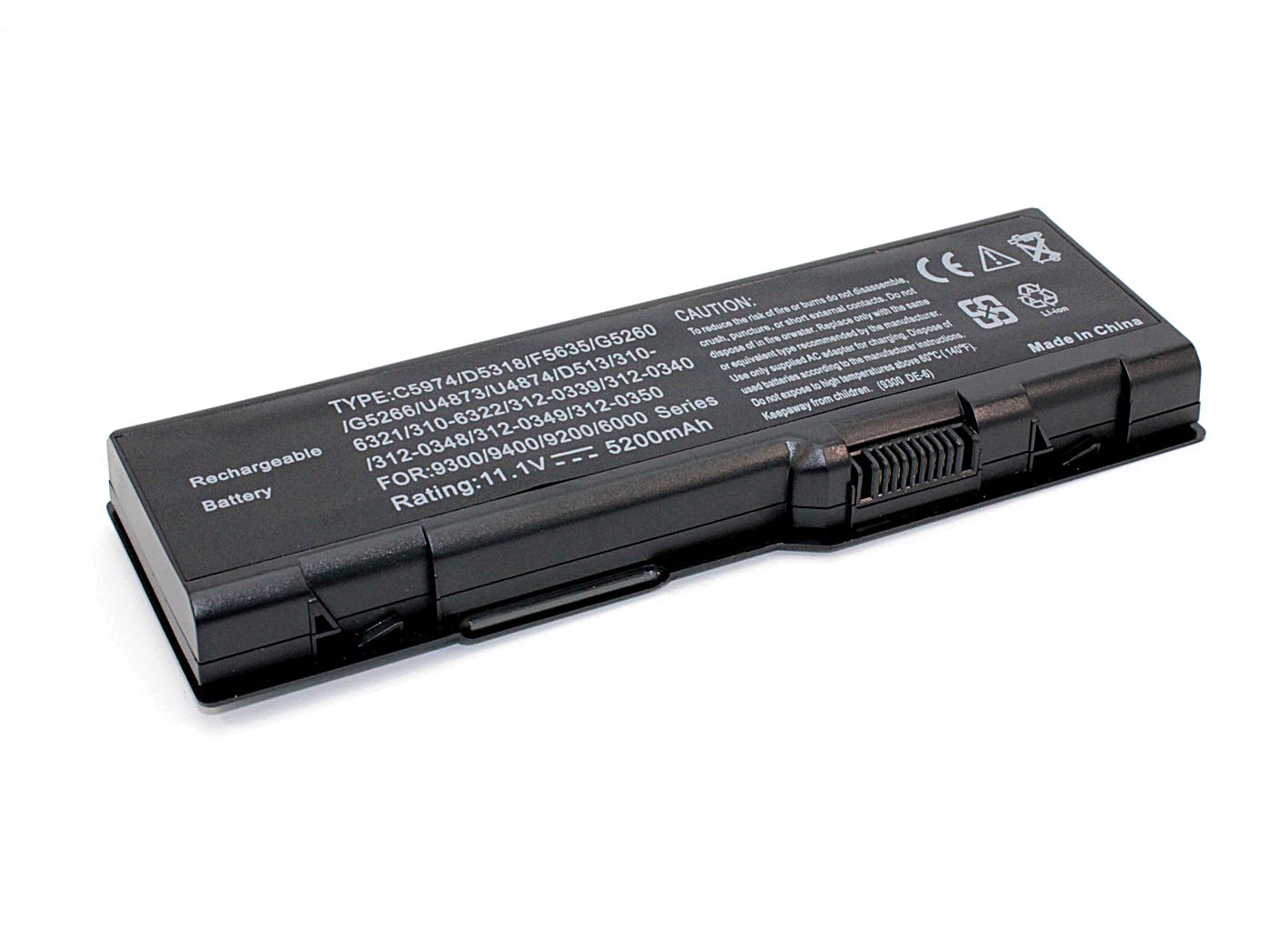 Аккумулятор (Батарея) для ноутбука Dell Inspiron 6000, 9200 5200mAh OEM  черный | 080959 | Купить в Москве