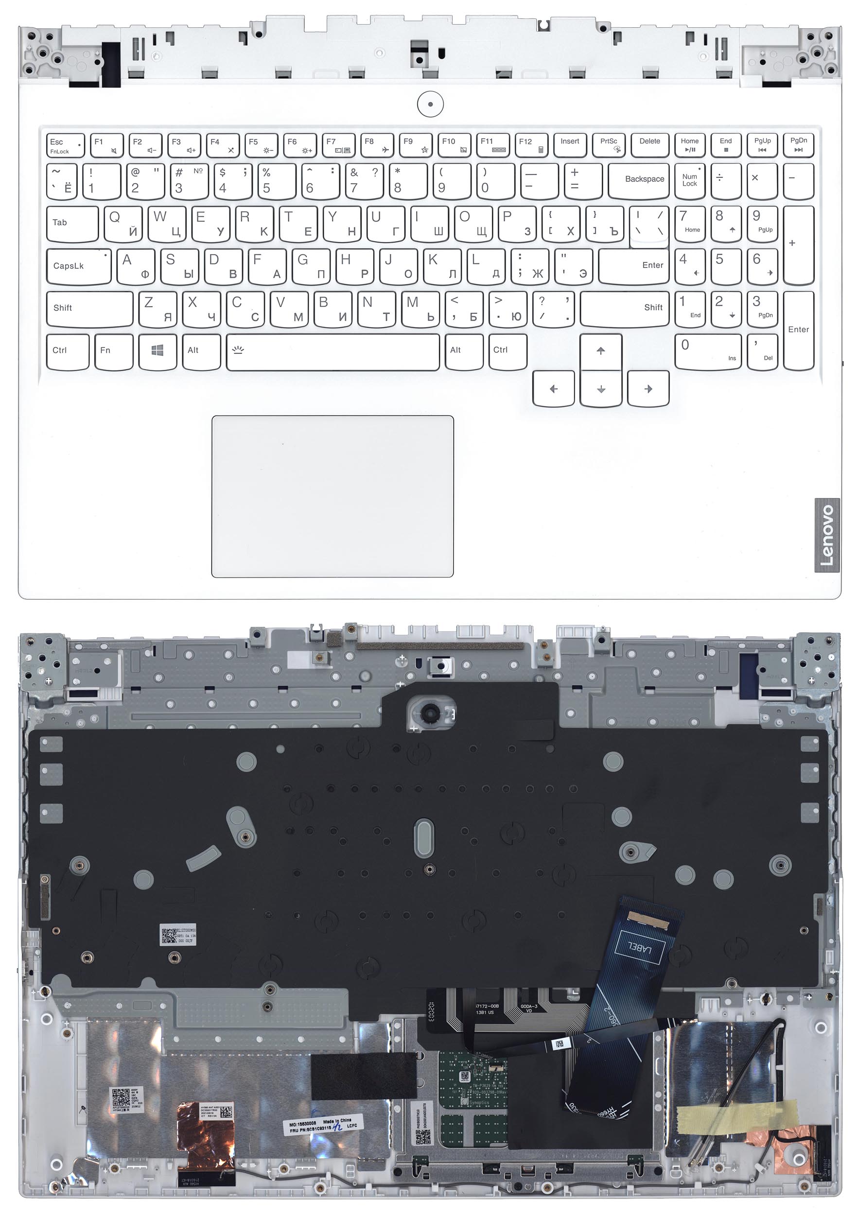 Клавиатура для ноутбука Lenovo Legion 5-15ACH6 топкейс | 092581 ...